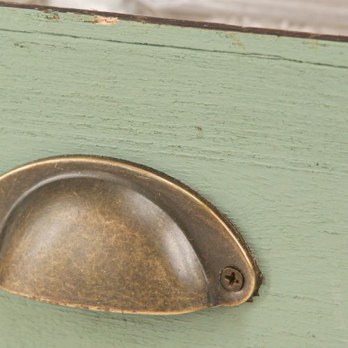 tételeket Növénydoboz fa fiókos dekoráció 22/18cm 2 db-os készlet