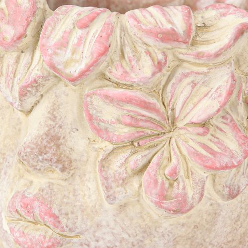 tételeket Növényfejű virágcserép akasztható betonhoz rózsaszín, H13cm