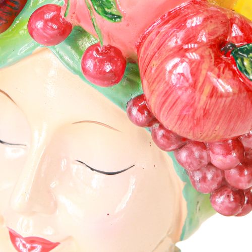 Floristik24 Növényfej mellszobor trópusi gyümölcsök vázával, magassága 22 cm