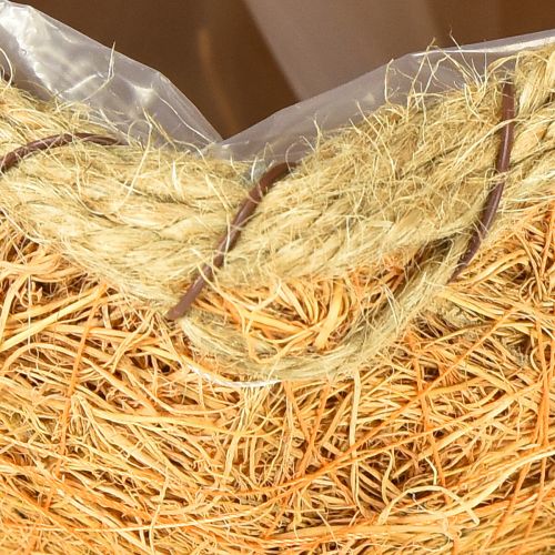 tételeket Növénykosár tök fóliás őszi dekorációval narancssárga Ø18cm M15cm