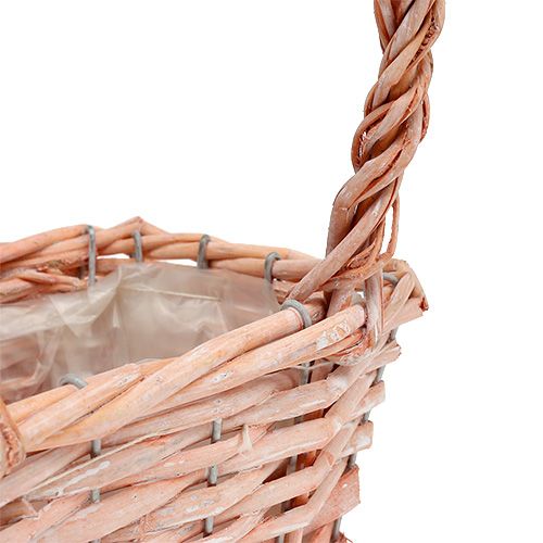 Floristik24 Növénykosár narancssárga 20cm x 14cm H13cm