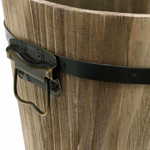 Floristik24 Ovális faültetőgép vidéki stílusú fogantyúkkal 40 × 25 × 30 cm