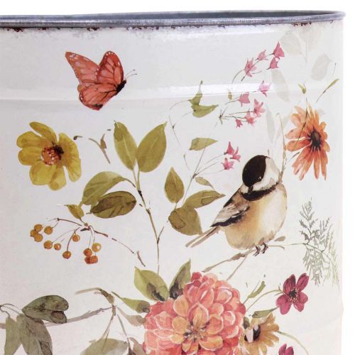 Floristik24 Fém cserepes nyélrugóval Ø28/22/18cm 3 db-os készlet