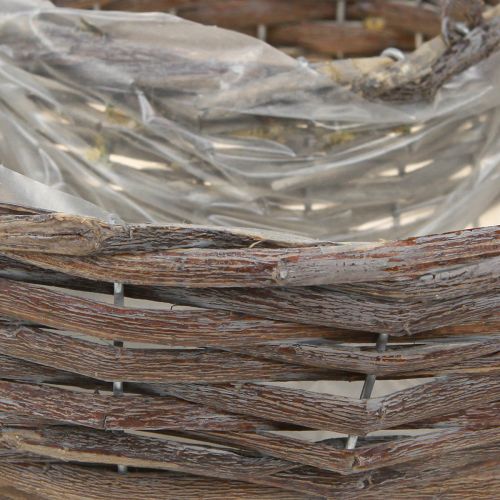 tételeket Fa rattan növénykarikák, natúr szürke, Ø40/45cm, 2 db-os szett.