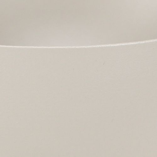 Floristik24 Fém díszes virágtál, szürke talppal, Ø16cm, M13cm