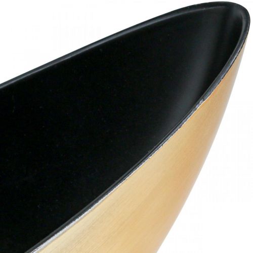 tételeket Növénytál ovális dekoratív tál jardiniere arany 39×12×13cm