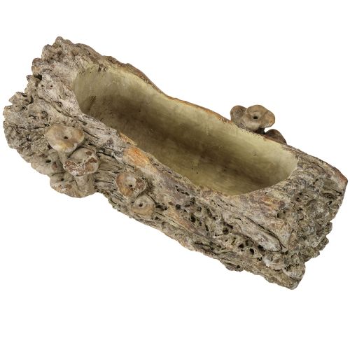 Ültetvény öntvény kő fatörzs gombákkal 36×18×12,5cm