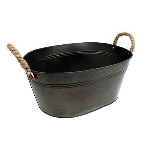 Floristik24 Ültetőtál antik 40 x 29cm H18cm 1db