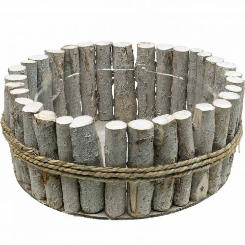 Floristik24 Ültetőtál ágakból Ø33cm H13cm