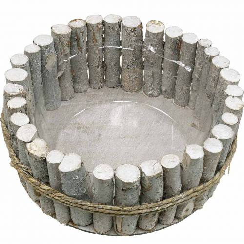 Floristik24 Ültetőtál ágakból Ø33cm H13cm