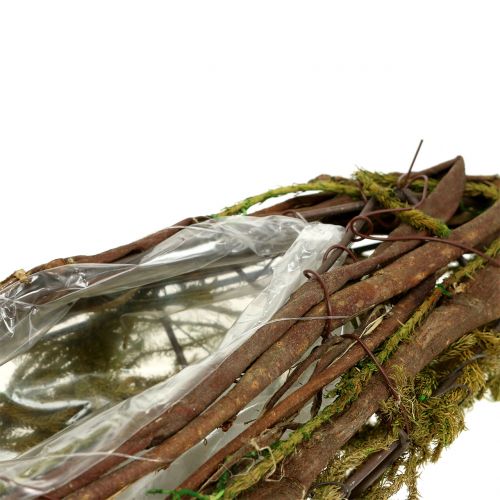 Floristik24 Növényi csónak ovális 41cm x 12,5cm 1 db