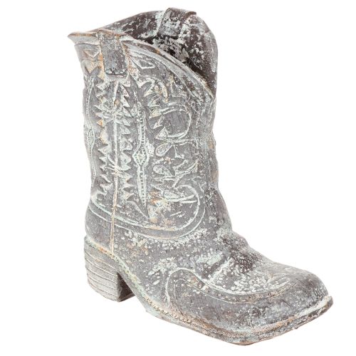 Dekoratív cowboy csizma ültetőcipő 24 cm