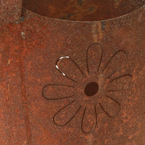 tételeket Növénytáska fém dekoratív ültető rozsda fogantyúval H37cm