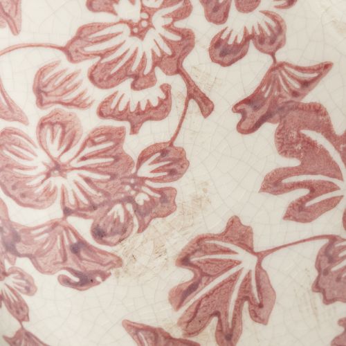 tételeket Dekoratív virágcserép füllel, virágos, 21cm