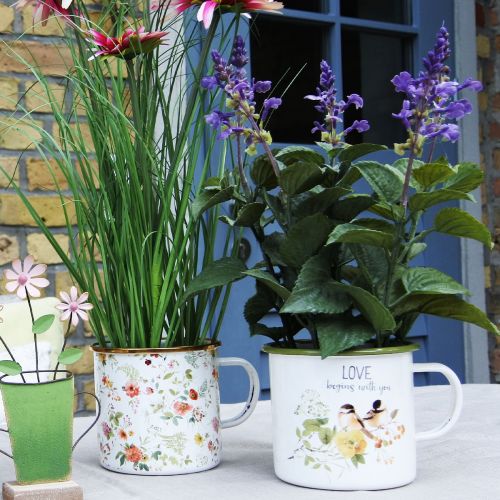 tételeket Növényi csésze Zománcos csésze ültetésre mondván Ø11cm