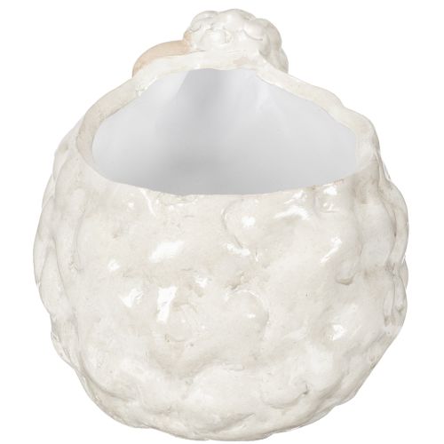 tételeket Bárány alakú kerámia virágtartó, díszes virágtartó kertbe és otthonra, 2 darabos