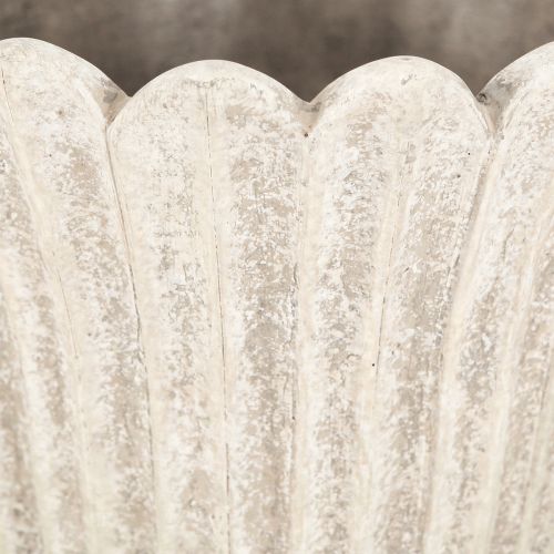 tételeket Cserepes öntött kőtrófea antik stílusú szürke Ø17,5cm H25cm