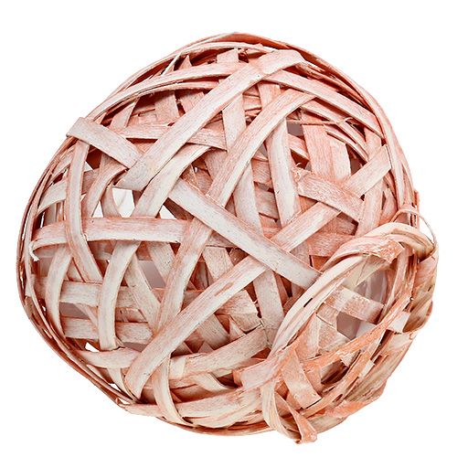 Floristik24 Forgácsból készült cserep Ø15cm H14cm narancs