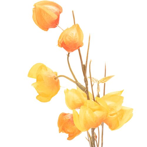 Mű kínai lámpás növény, Physalis ág virágokkal, 95cm | Floristik24.hu
