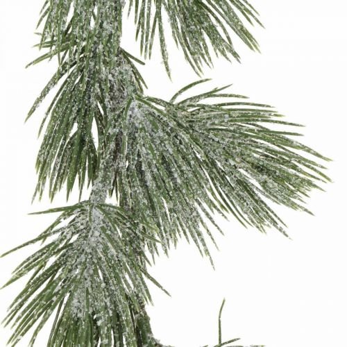 Floristik24 Karácsonyi füzér műfenyő jeges fali dekoráció 162cm