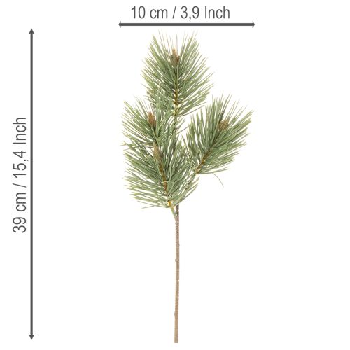 Műfenyőág díszcsomag 39cm 6db | Floristik24.hu
