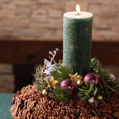 Műfenyőág díszcsomag 39cm 6db | Floristik24.hu