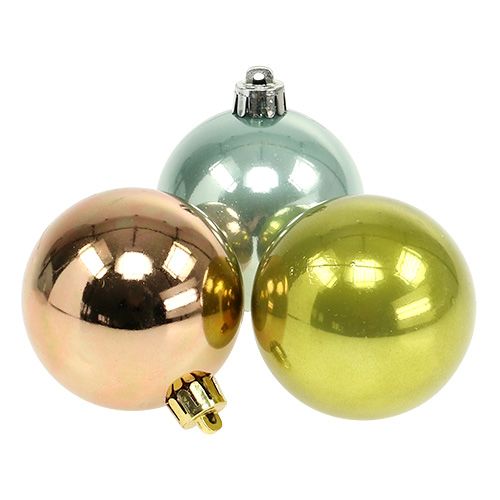 Floristik24 Műanyag golyó Ø6cm, vegyes színben. 10 db