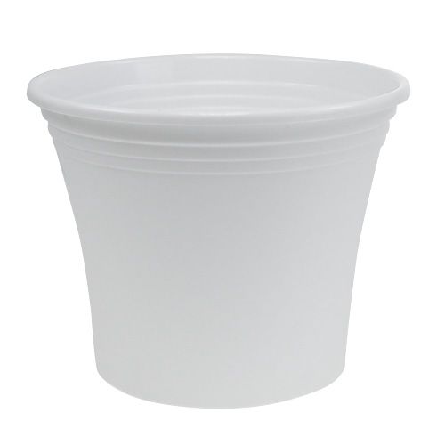 tételeket Műanyag edény „Irys” fehér Ø25cm H21cm, 1db