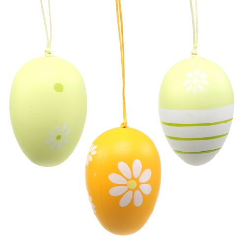 Floristik24 Akasztható húsvéti tojás válogatva 6cm 12db
