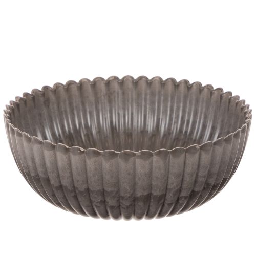 Kerek, barázdált tál, díszes virágdíszekhez, 20 cm, 2 darab vétel | Floristik24.hu