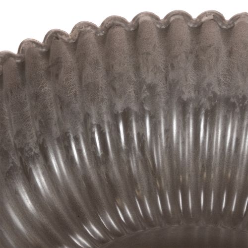 Kerek, barázdált tál, díszes virágdíszekhez, 20 cm, 2 darab | Floristik24.hu