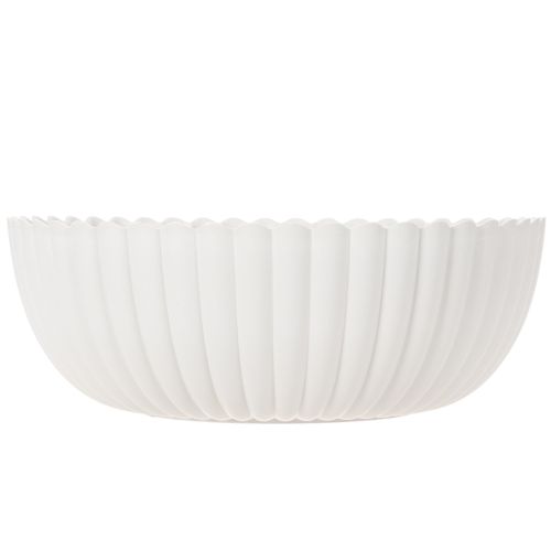 Dekoratív tál, bordázott, nagy méret 25cm | Floristik24.hu
