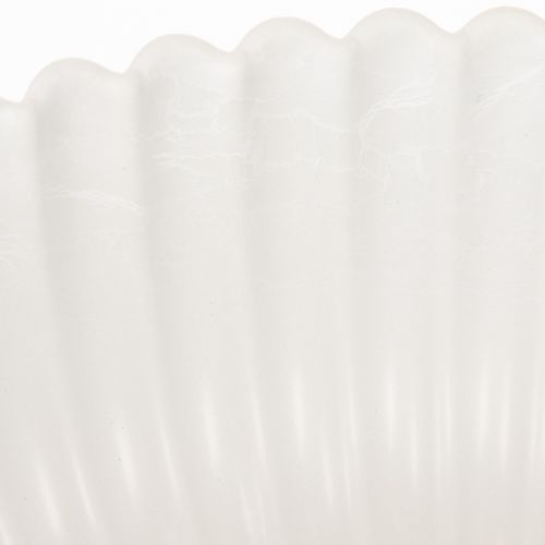 Dekoratív tál, bordázott, nagy méret 25cm | Floristik24.hu
