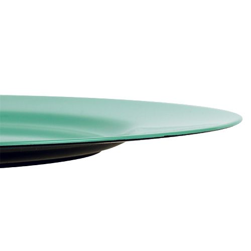 Floristik24 Műanyag lemez Ø33cm türkiz