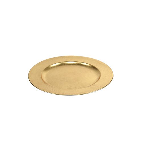 tételeket Műanyag tányérok arany Ø17cm 10db