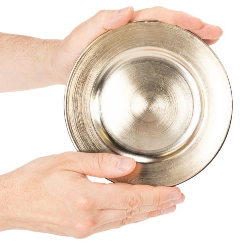 Kis kerek, fényes dísztányérok, 17 cm, 6 darab | Floristik24.hu
