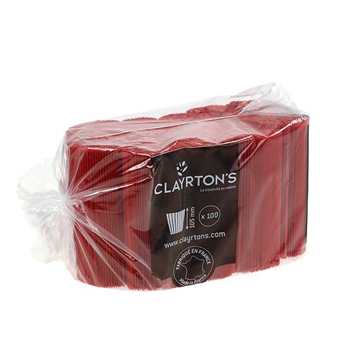 tételeket Redős mandzsetta piros 10,5cm 100 db