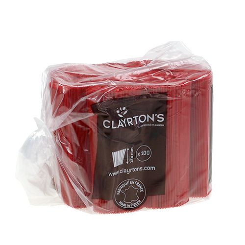 tételeket Redős mandzsetta piros 12,5cm 100 db