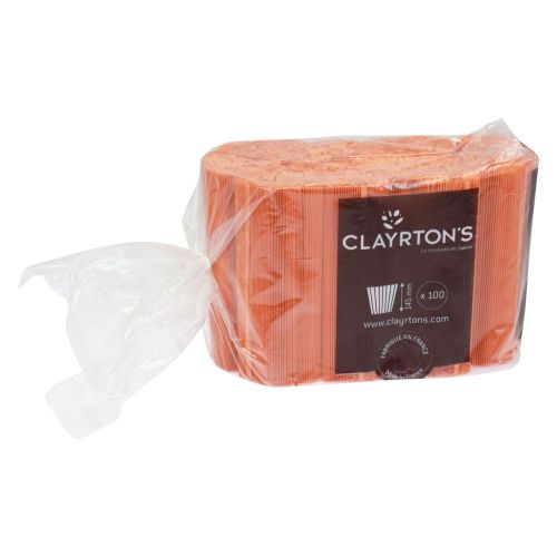 tételeket Redős mandzsetta virágcserepekhez narancs 14,5cm 100 db