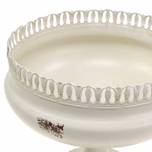 Floristik24 Plant Cup Chalice Antik krém Ø20cm H20cm 1 db