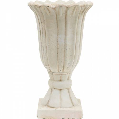 Floristik24 Ültetőgép, tulipán csésze, díszpohár, amfora ültetéshez Ø14,5cm H25,5cm