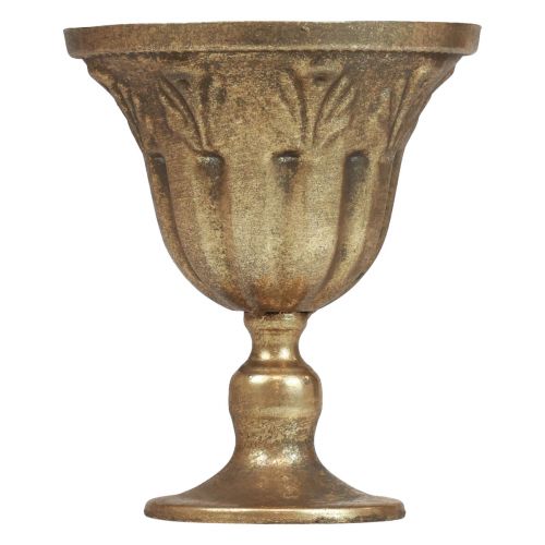 tételeket Csésze váza díszítés csésze fém serleg arany antik Ø13cm H15,5cm
