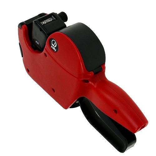 Árcímkéző Piros, Fekete 25×13cm