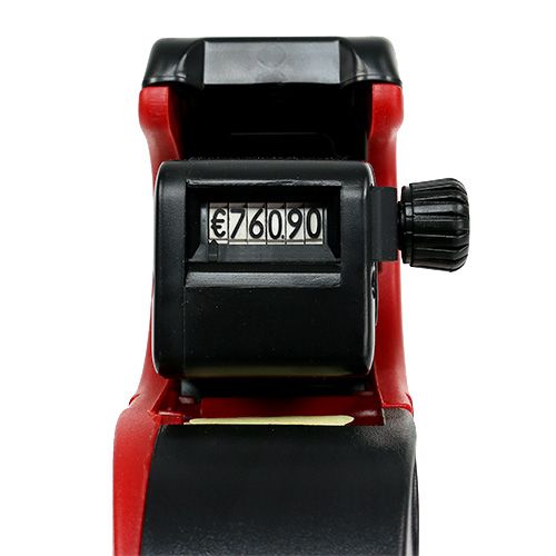 tételeket Árcímkéző Piros, Fekete 25×13cm