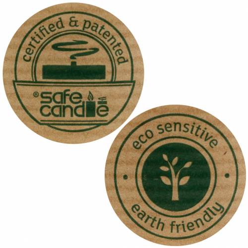 tételeket PURE Nature oszlopgyertya, fenntartható természetes gyertya sztearinból és repceviaszból 90/70mm