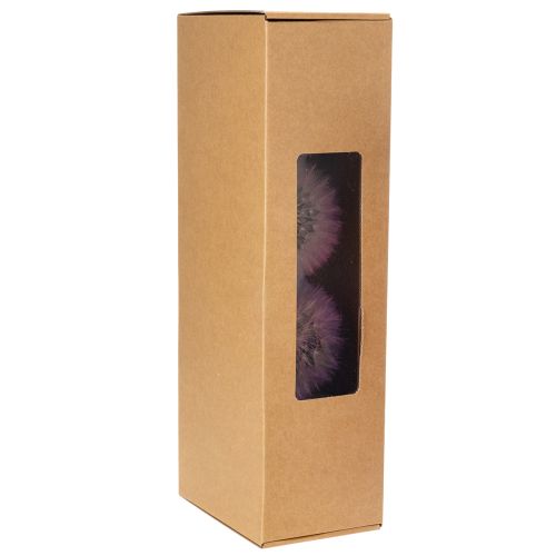 tételeket Pitypang dekoráció, szárított virág, stabilizált és festett, finom, tartós, 12 cm, 4 darab