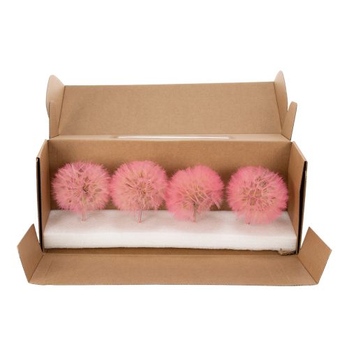 tételeket Dekoratív virágág, pitypang mintával, elegáns lakberendezési tárgy, 50 cm, 4 darab