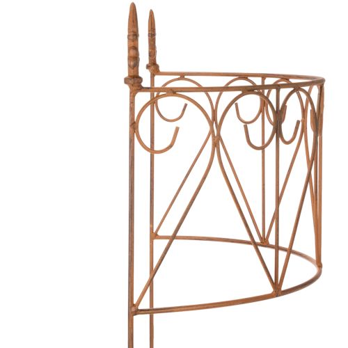 tételeket Fém kerti rács virágágyásokhoz és sokoldalú kerti dekorációhoz, 60 cm