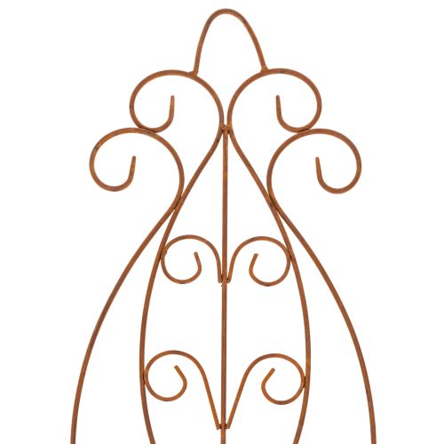 tételeket Fém kerti rács, dísznövénytartó futónövényekhez, 93 cm