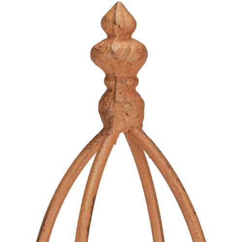 Floristik24 Trellis Metal Rust Look Obelisk 69/86 cm 2db-os készlet